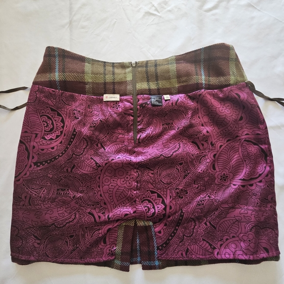 Daniel Cremieux Plaid Mini Skirt  12 - Picture 5 of 6